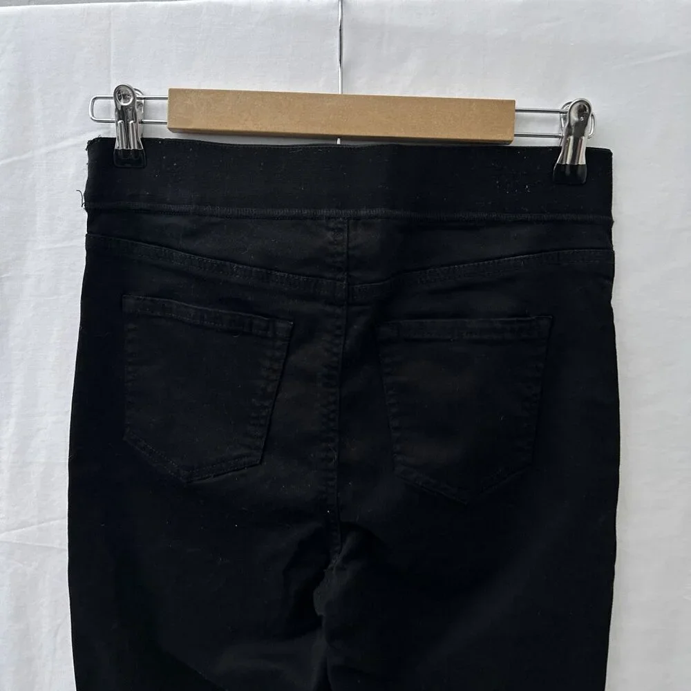 Buffalo David Bitton High-Rise Skinny Black Jeans Stretch Elastic Pull On Size S